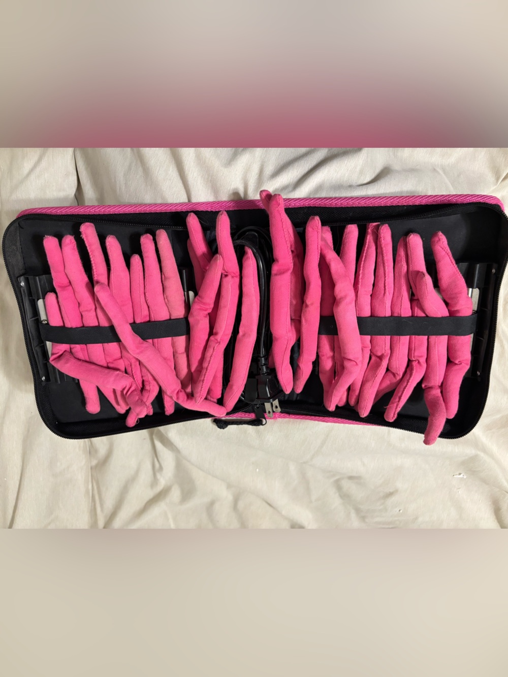 Remington heated pink rag rollers (25)
